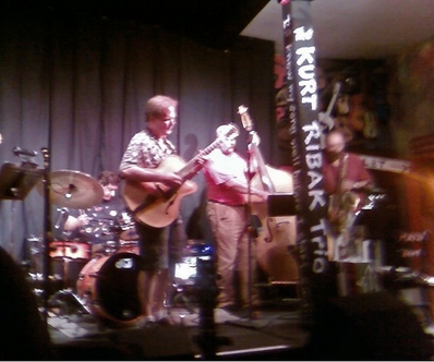 photo of Doug at Armando's jazz jam